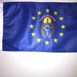 Bandera Union Europea con logo AG 34X19cm (pequeña)
