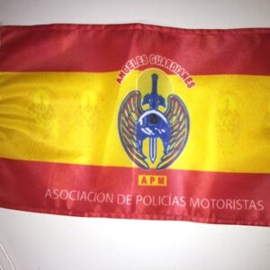 Bandera Española con logo AG 47X34cm (grande)